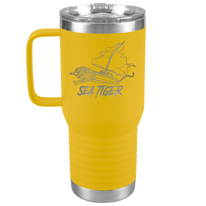 Sea Tiger-20oz Travel Tumbler