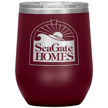 Seagate Homes-12oz Insulated Wine Tumbler
