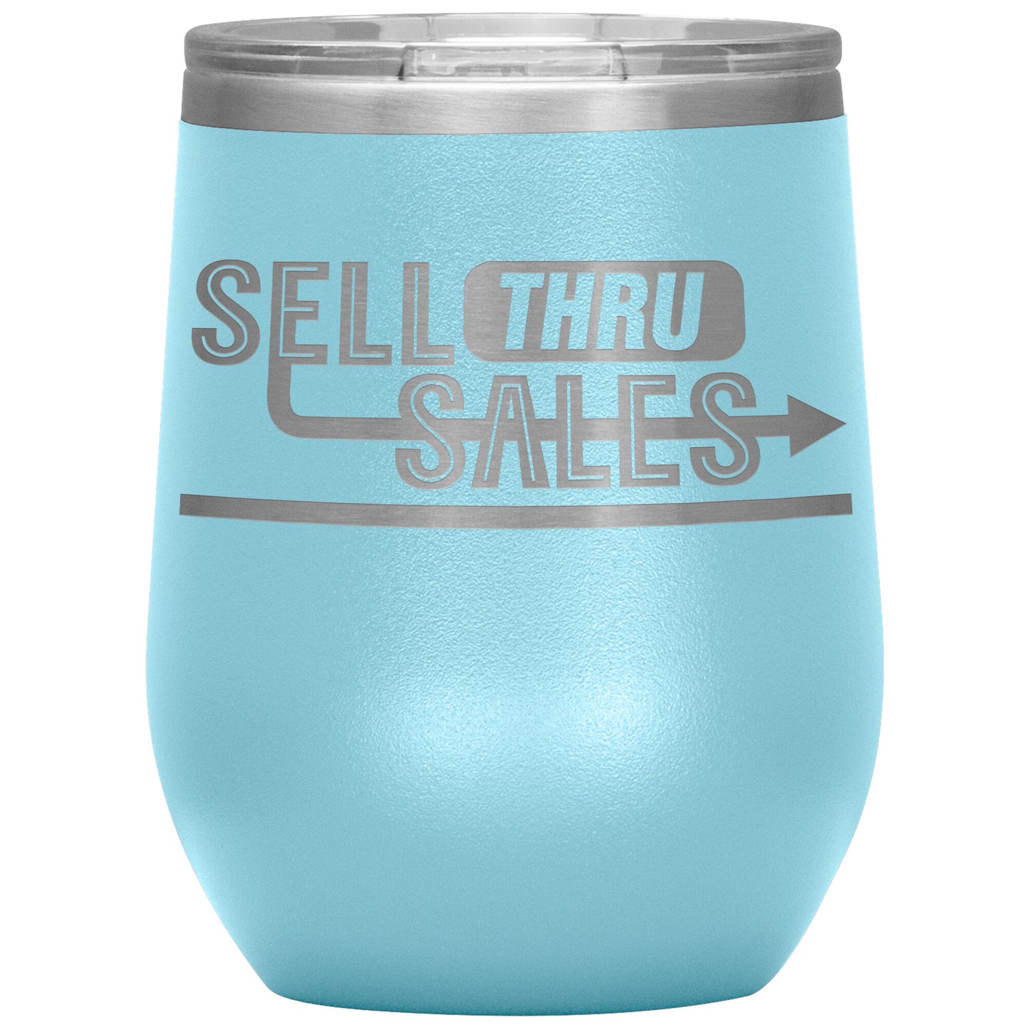 Sell Thru Sales-12oz Insulated Wine Tumbler