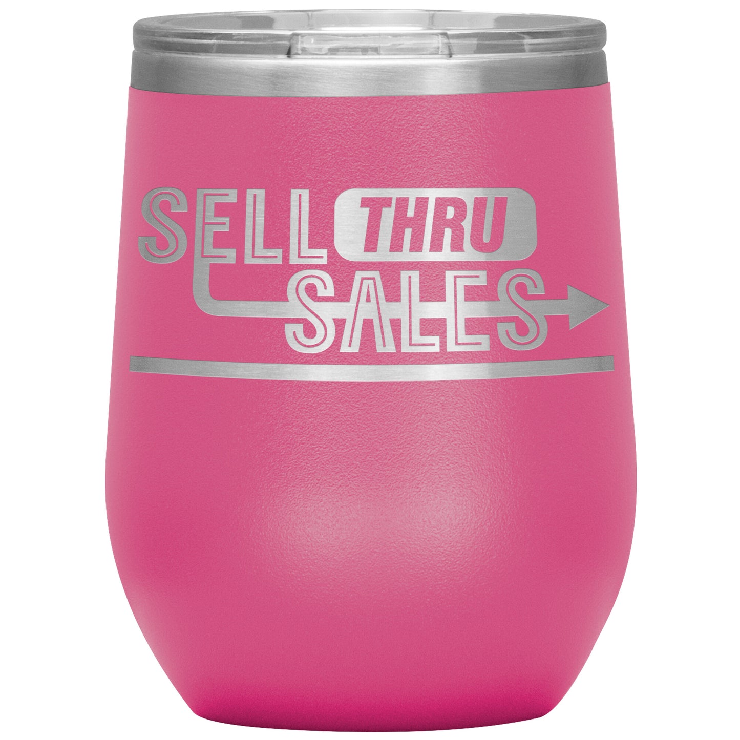 Sell Thru Sales-12oz Insulated Wine Tumbler
