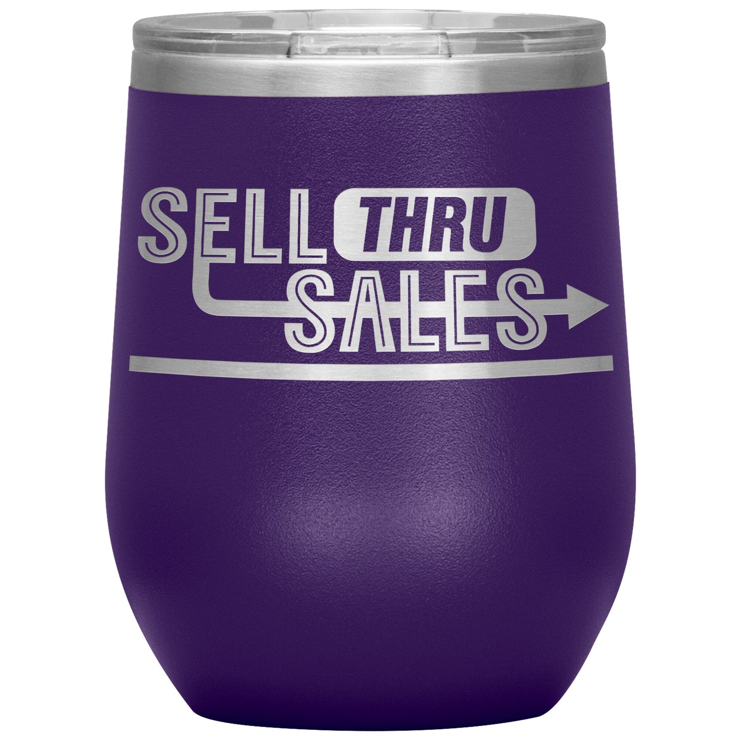 Sell Thru Sales-12oz Insulated Wine Tumbler