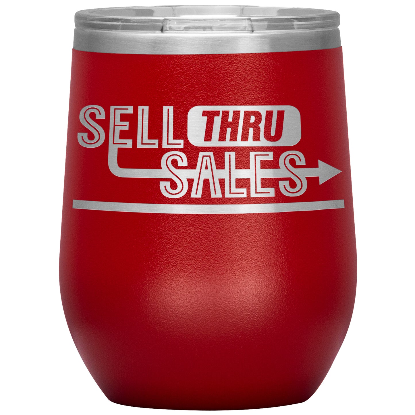 Sell Thru Sales-12oz Insulated Wine Tumbler