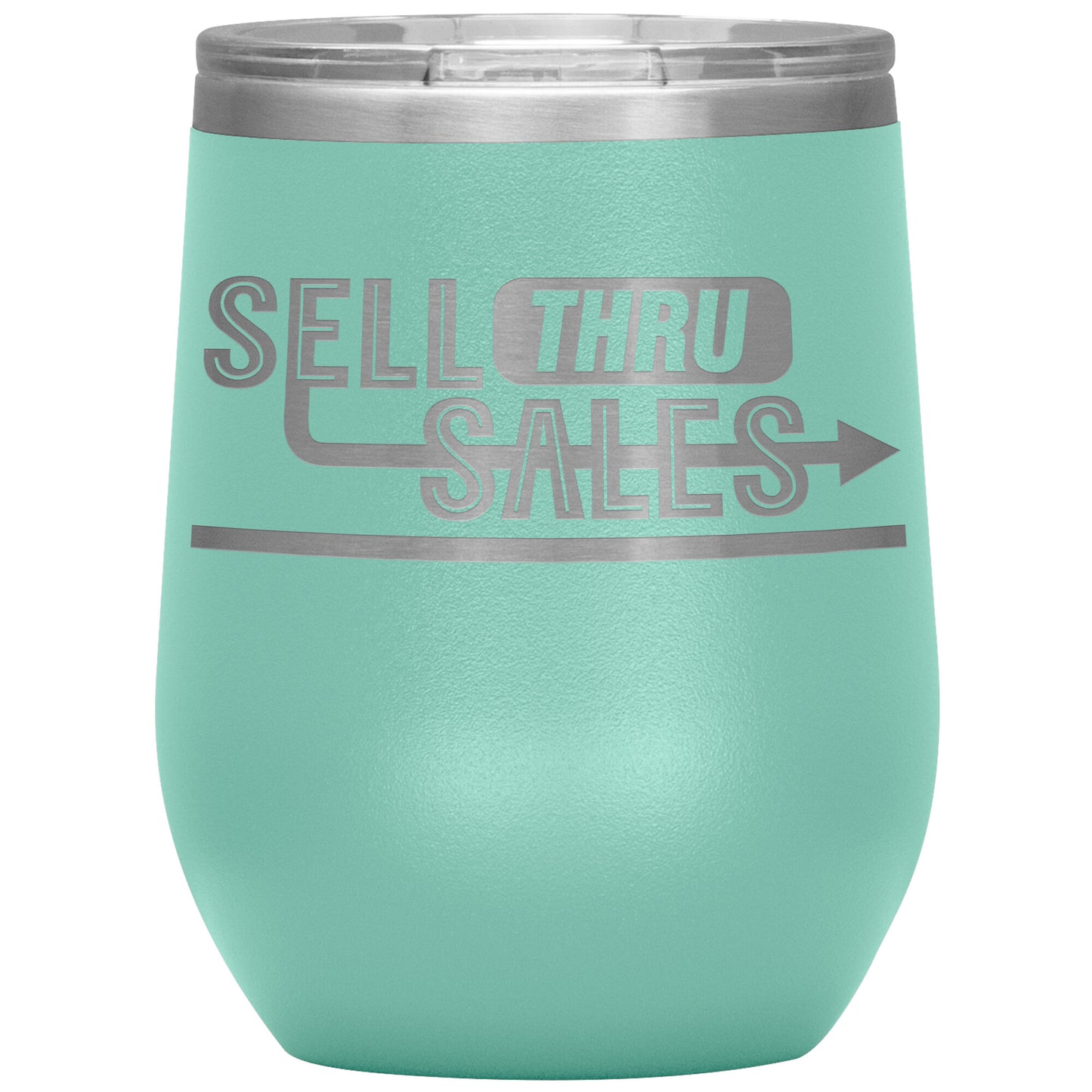 Sell Thru Sales-12oz Insulated Wine Tumbler