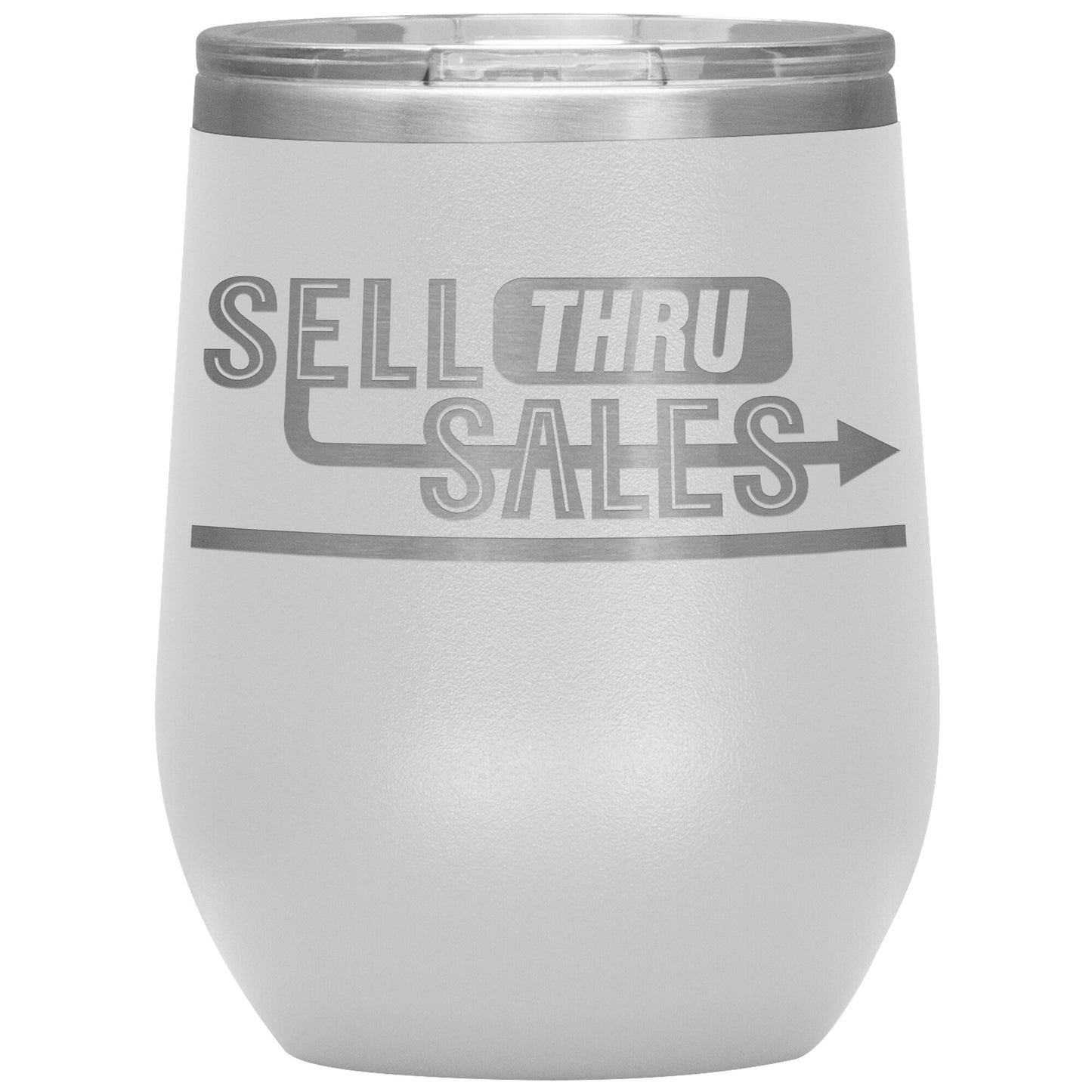 Sell Thru Sales-12oz Insulated Wine Tumbler