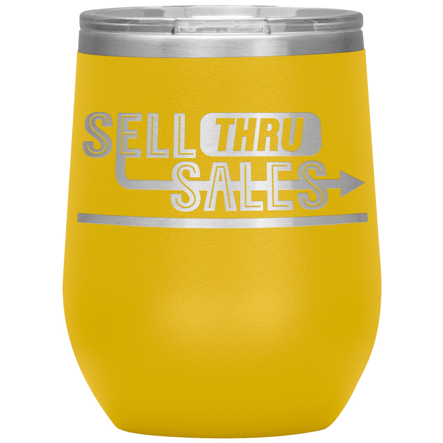 Sell Thru Sales-12oz Insulated Wine Tumbler