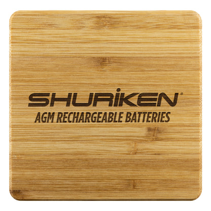 Shuriken-Bamboo Coaster - 4pc