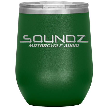 Soundz Motorcycle Audio-12oz Wine Insulated Tumbler
