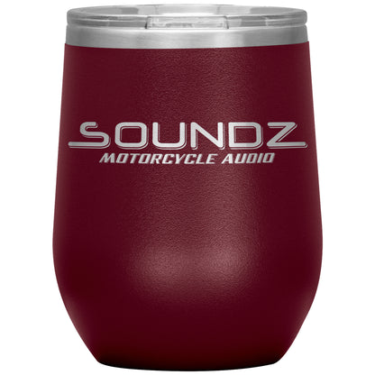 Soundz Motorcycle Audio-12oz Wine Insulated Tumbler