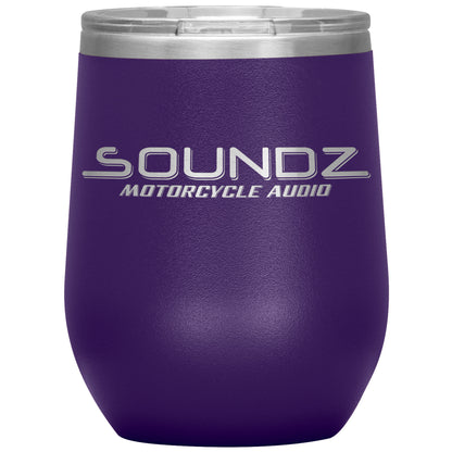 Soundz Motorcycle Audio-12oz Wine Insulated Tumbler