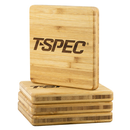 T-Spec-Bamboo Coaster - 4pc