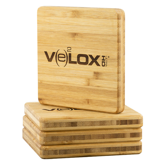 Velox-Bamboo Coaster - 4pc