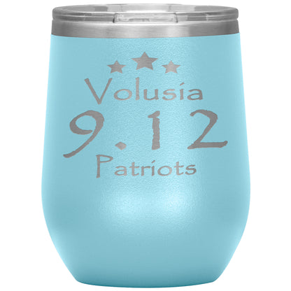 Volusia 912 Patriots-12oz Wine Insulated Tumbler