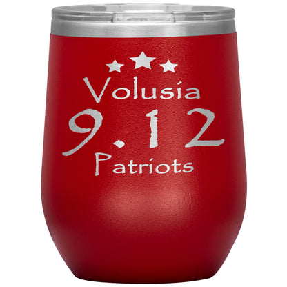 Volusia 912 Patriots-12oz Wine Insulated Tumbler