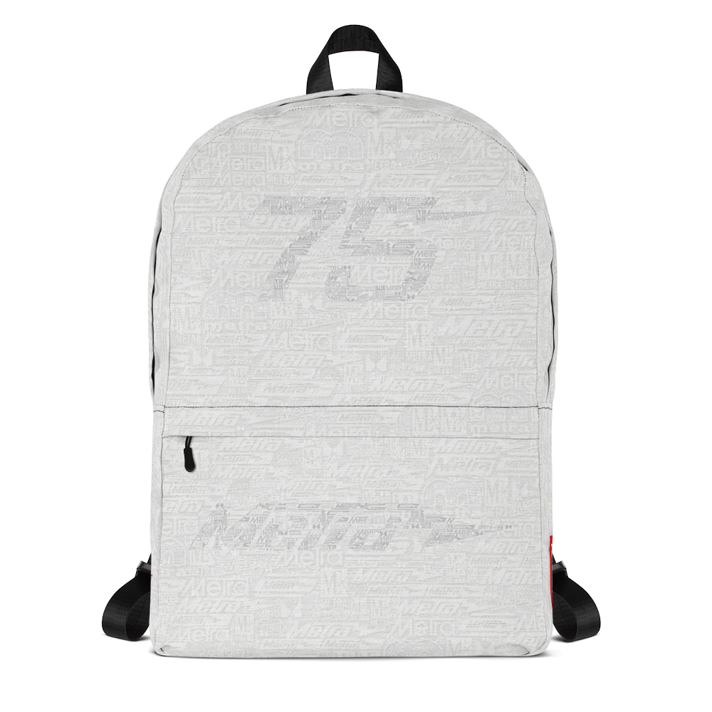 METRA 75 White Backpack 1