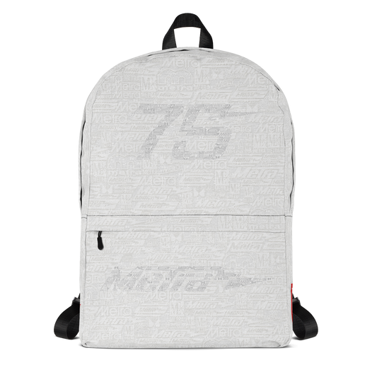 METRA 75 White Backpack 1