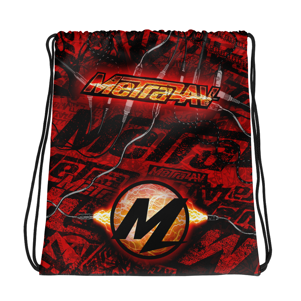 MetraAV High Voltage-Drawstring bag