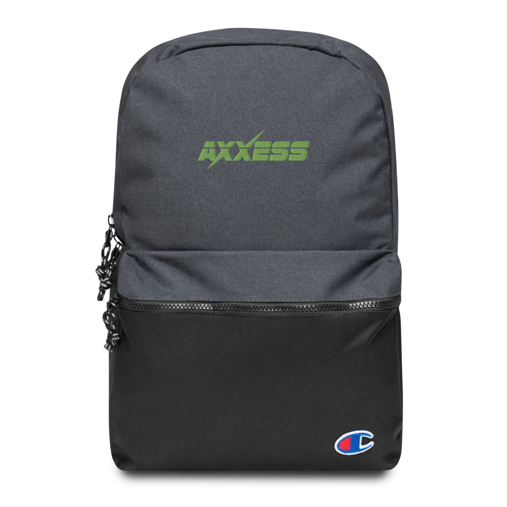 Axxess-Embroidered Champion Backpack