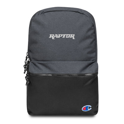 Raptor-Embroidered Champion Backpack