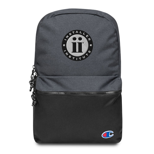 Installer Institute-Embroidered Champion Backpack