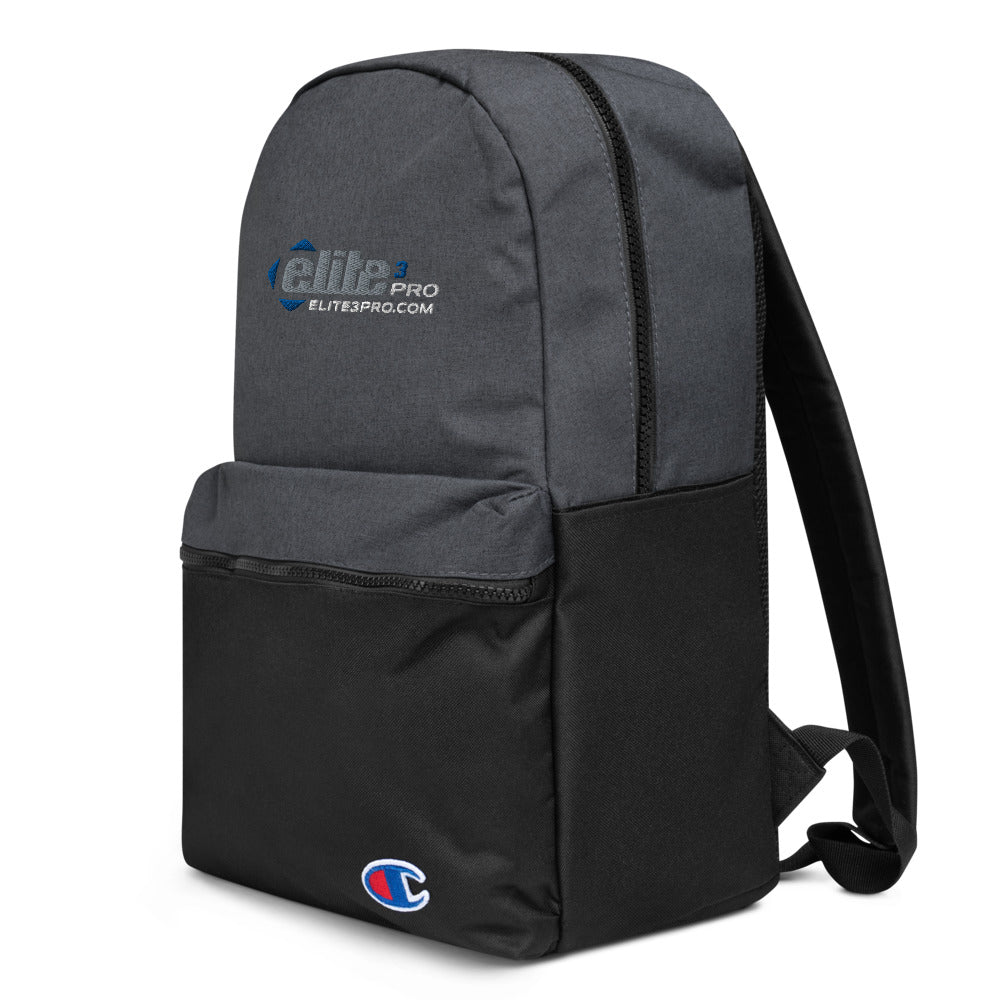 Elite3Pro-Embroidered Champion Backpack