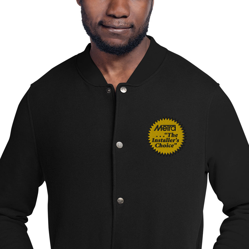 Metra Installer's Choice 80's Retro-Embroidered Champion Bomber Jacket