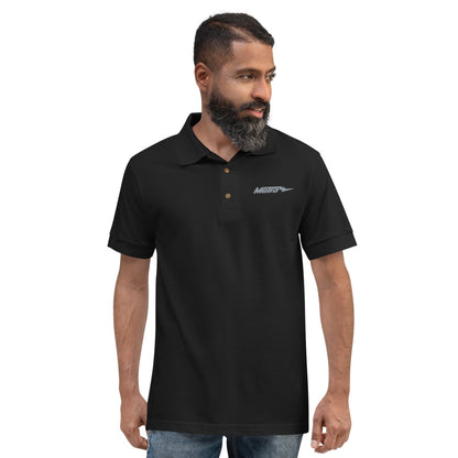 Metra-Embroidered Polo Shirt