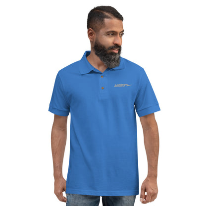 Metra-Embroidered Polo Shirt