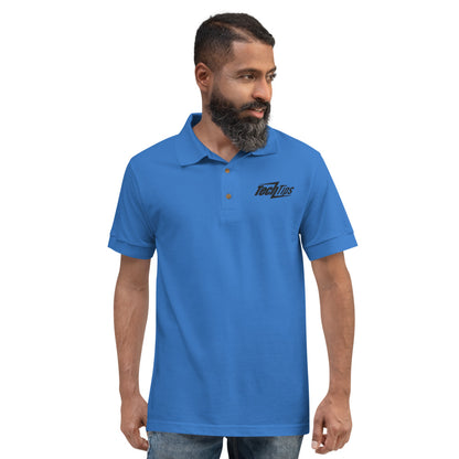 Tech Tips-Embroidered Polo Shirt