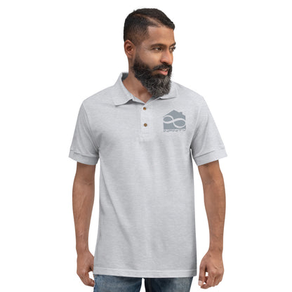 Infinity-Embroidered Polo Shirt