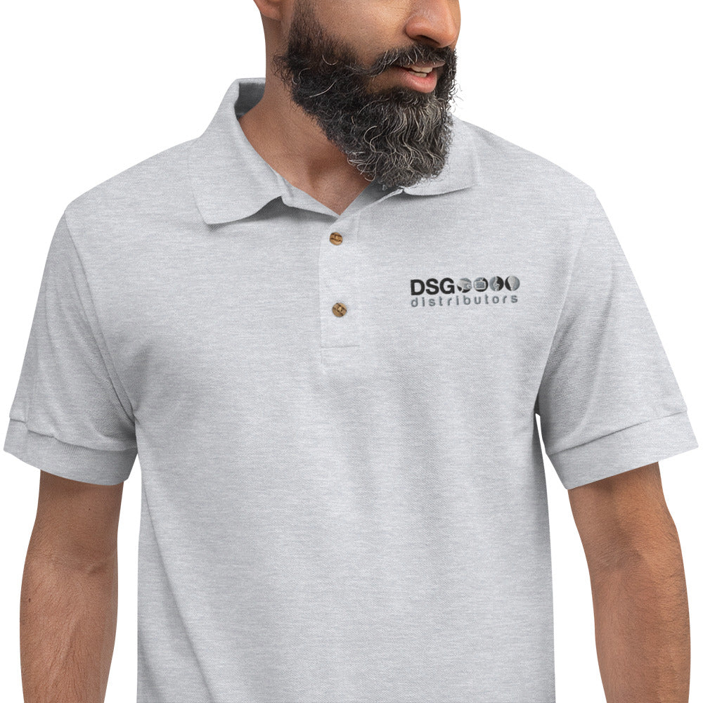 DSG Distribution-Embroidered Polo Shirt