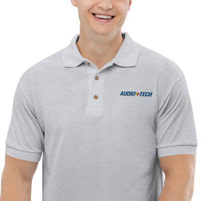 Audio Tech-Embroidered Polo Shirt