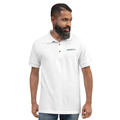 Metra-Embroidered Polo Shirt