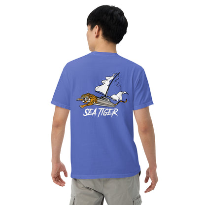 Sea Tiger-Men’s garment-dyed heavyweight t-shirt
