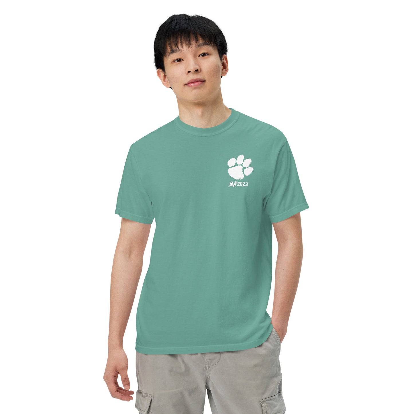 Sea Tiger-Men’s garment-dyed heavyweight t-shirt