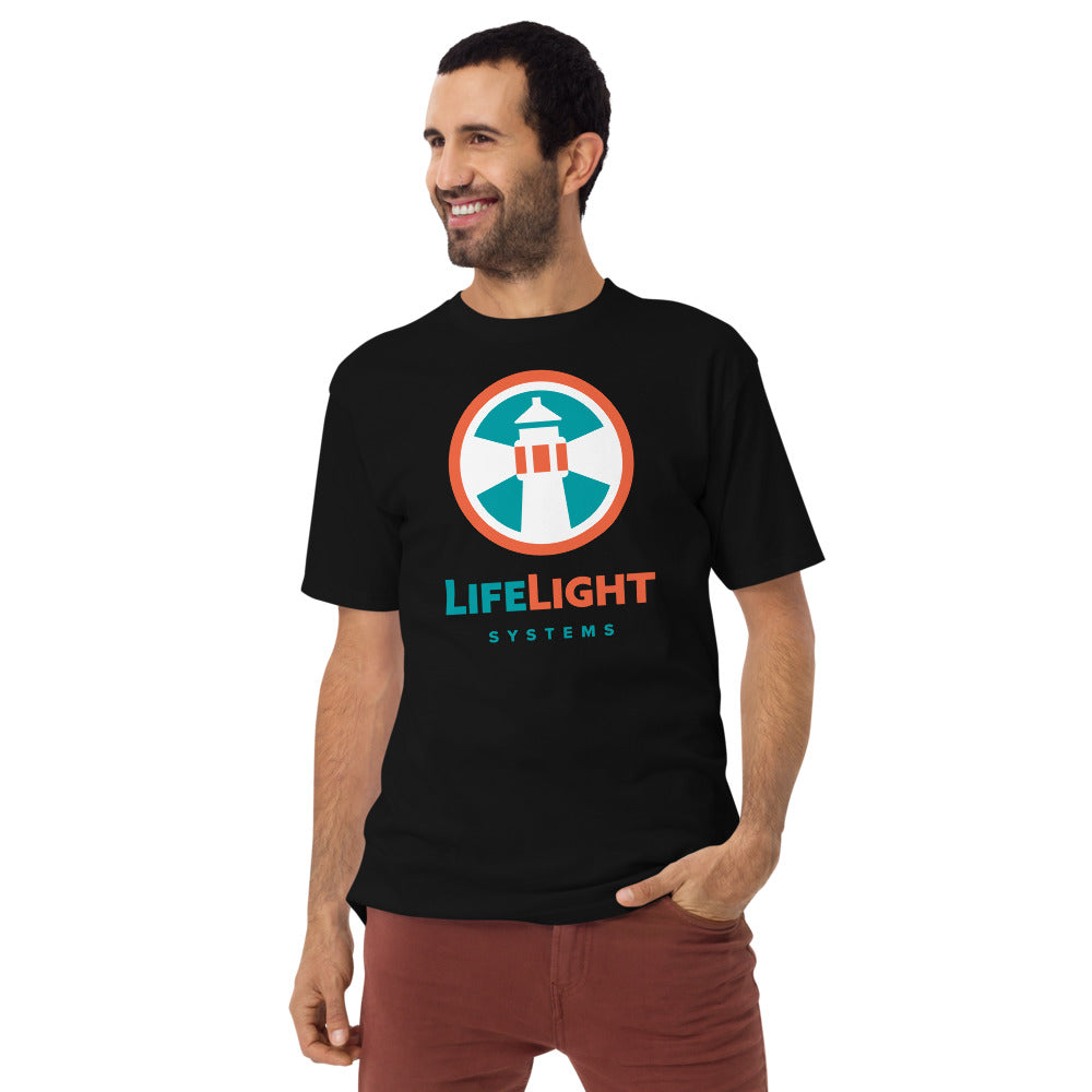 LifeLight-Men’s premium heavyweight tee