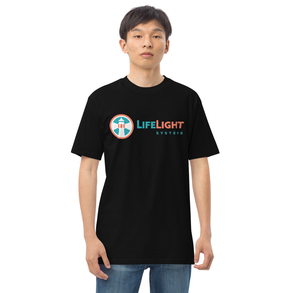 LifeLight-Men’s premium heavyweight tee