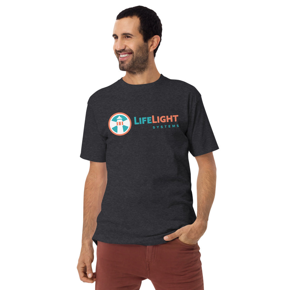 LifeLight-Men’s premium heavyweight tee