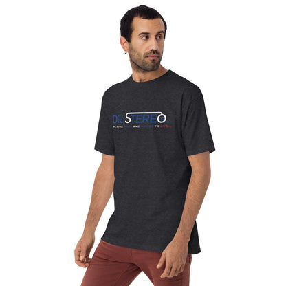 Dr. Stereo-Men’s premium heavyweight tee