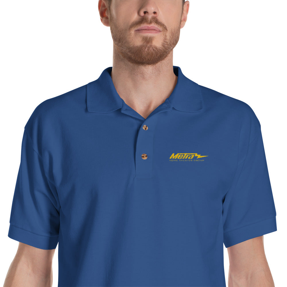 Metra Home Theater-Embroidered Polo Shirt