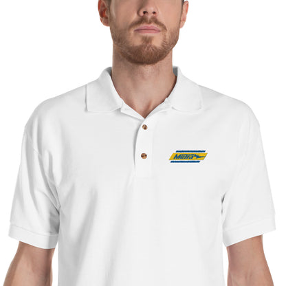 Metra Retro-Embroidered Polo Shirt