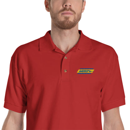 Metra Retro-Embroidered Polo Shirt