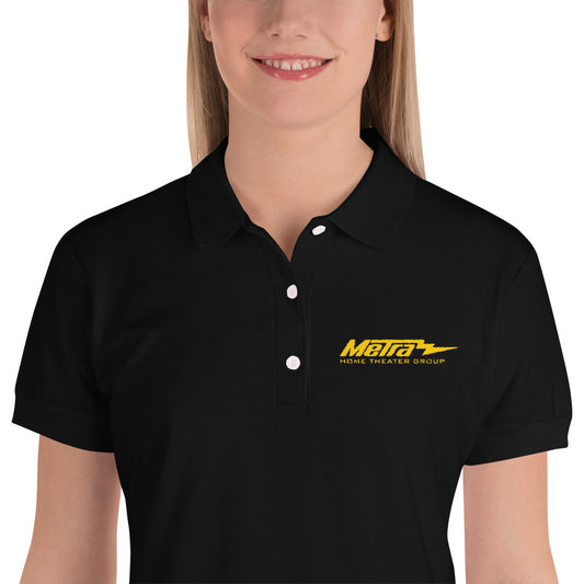 Metra Home Theater-Embroidered Women's Polo Shirt