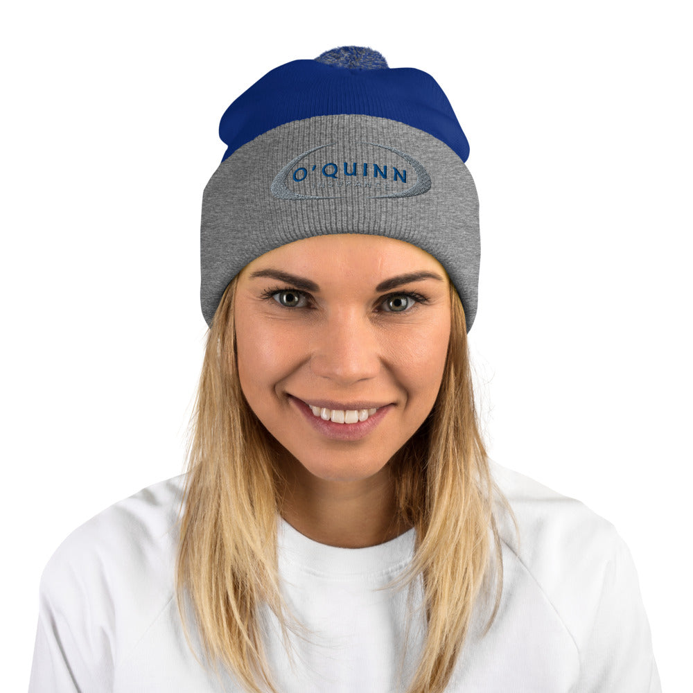 O'Quinn Insurance-Pom-Pom Beanie