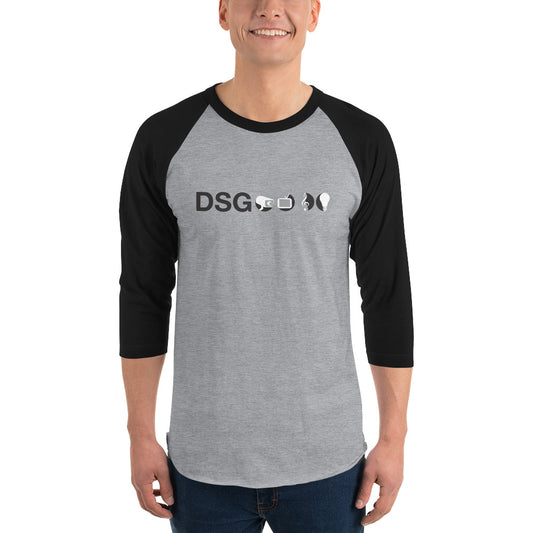 DSG Distribution-3/4 sleeve raglan shirt