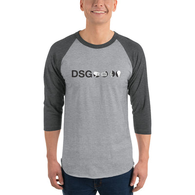 DSG Distribution-3/4 sleeve raglan shirt