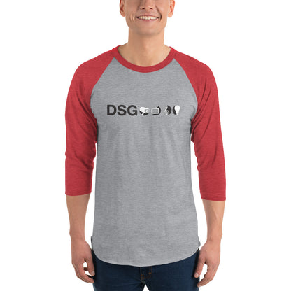 DSG Distribution-3/4 sleeve raglan shirt