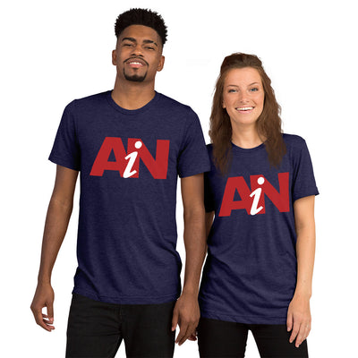 AiN-Short sleeve tri-blend t-shirt