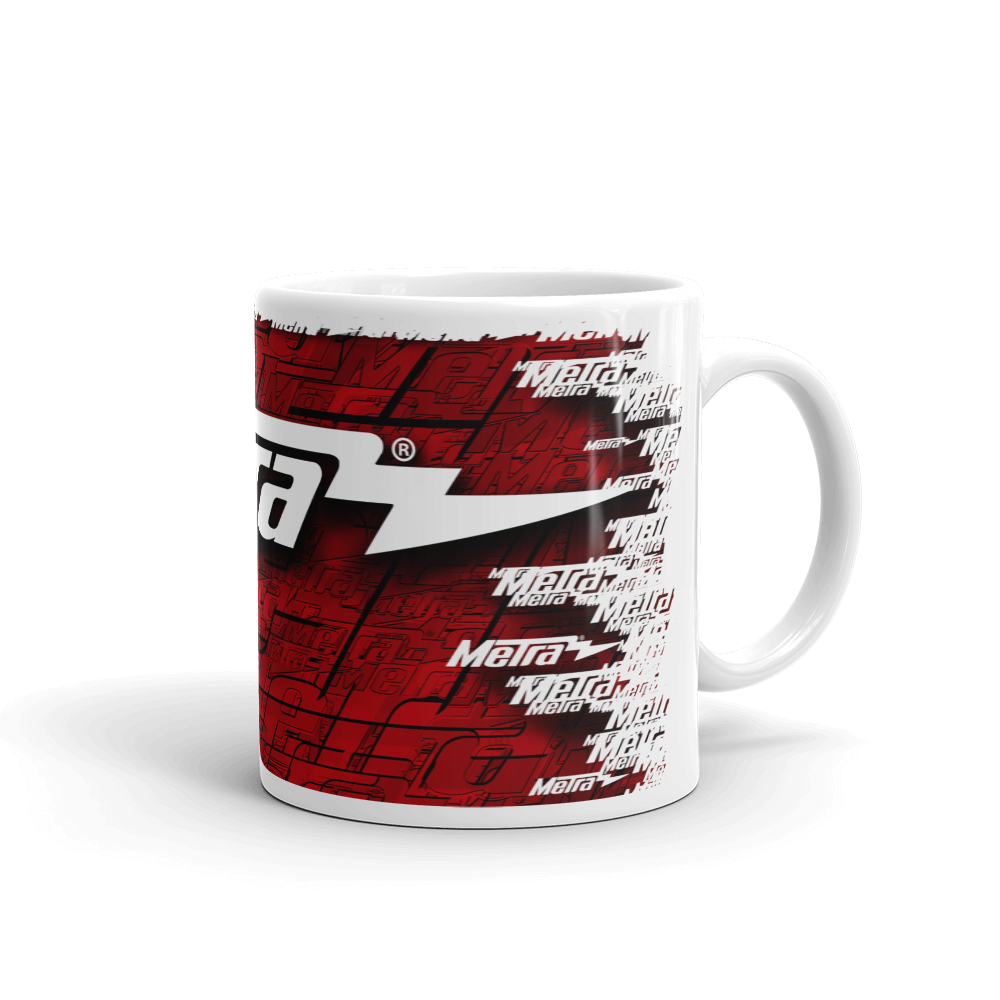 Metra Turbo Rouge-White glossy mug