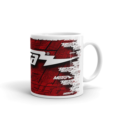 Metra Turbo Rouge-White glossy mug