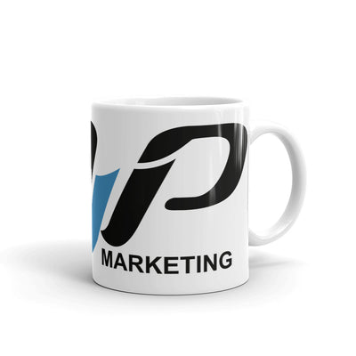 MJP-White glossy mug